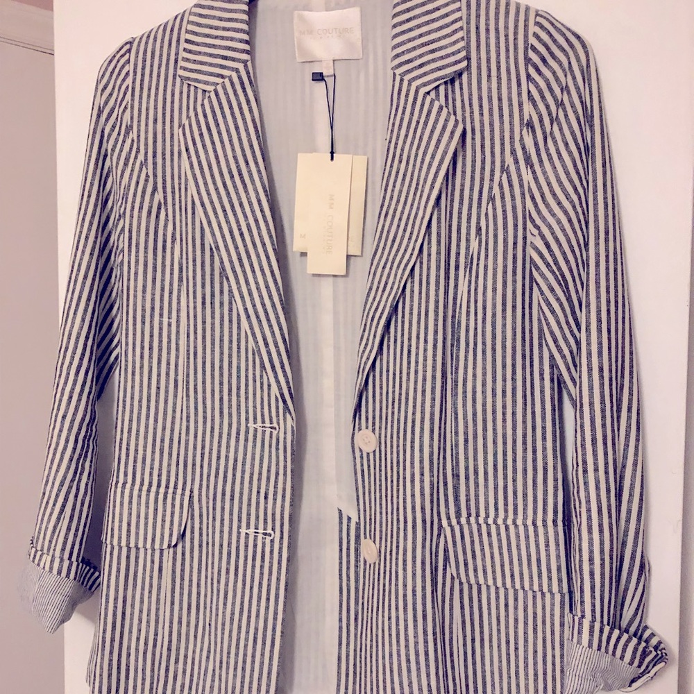 NWT MM Couture Linen summer blazer - XS